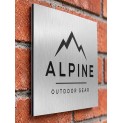 Aluminium Dibond Bord met Eigen Tekst – Geborsteld Zilver 12,5 x 12,5 cm Aluminium Dibond Bord met Eigen Tekst – Geborsteld Zilver 12,5 x 12,5 cm